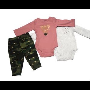 Carter’s 6m Baby Girl Outfit Set Of 3 pieces
